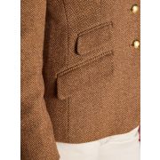 Canterly Brown Herringbone Tweed Hacking Jacket