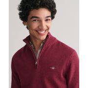 Casual Cotton Half-Zip Sweater