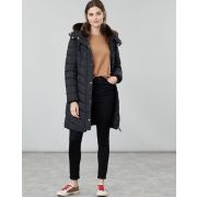 Cherington Chevron Quilted Longline Padded Coat