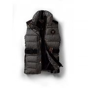 Valais Quilted Gilet - Houndstooth