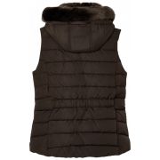 Merrium Gilet With Faux Fur Collar Trim