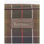Tartan & Leather Washbag