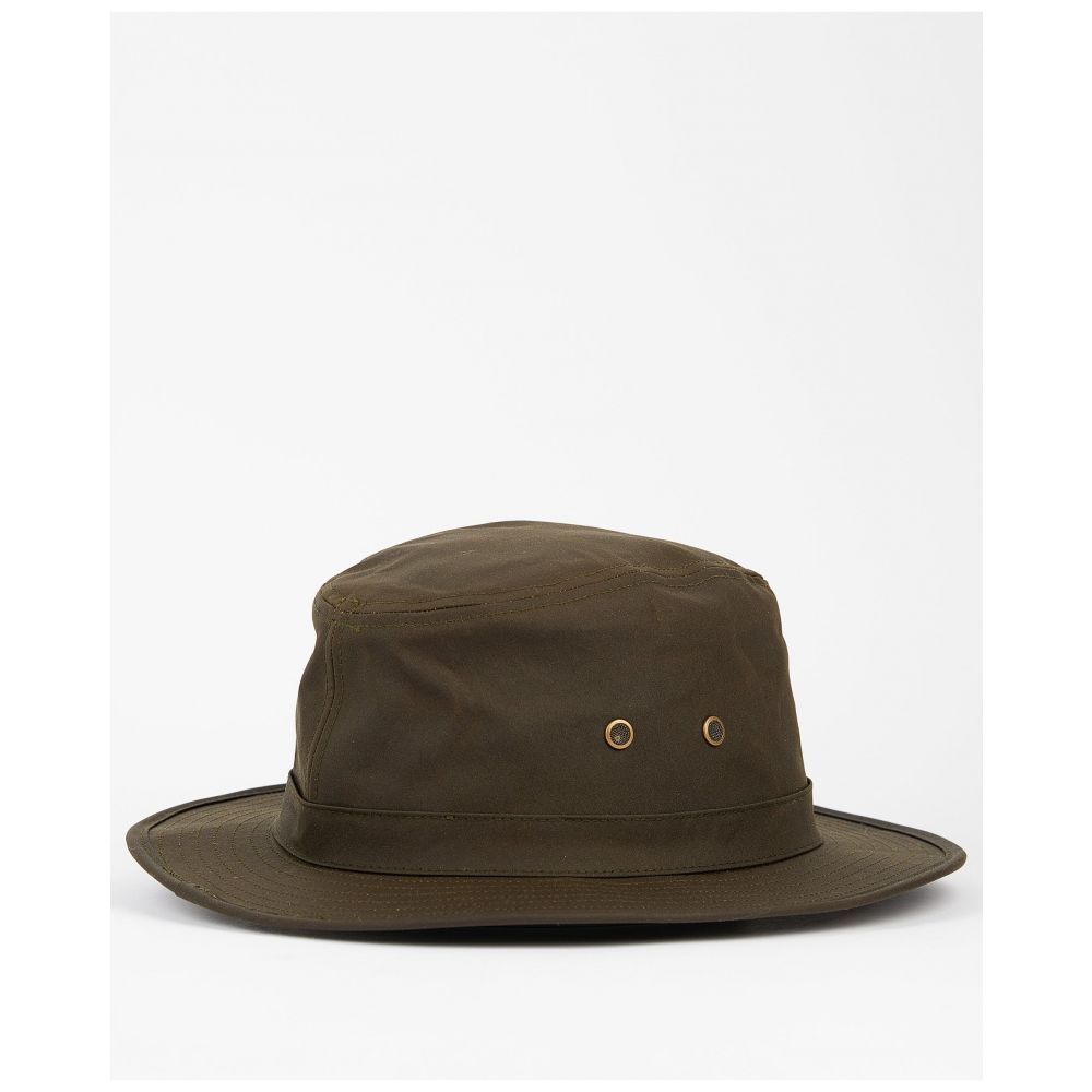 Barbour Dawson Wax Safari Hat MHA0733