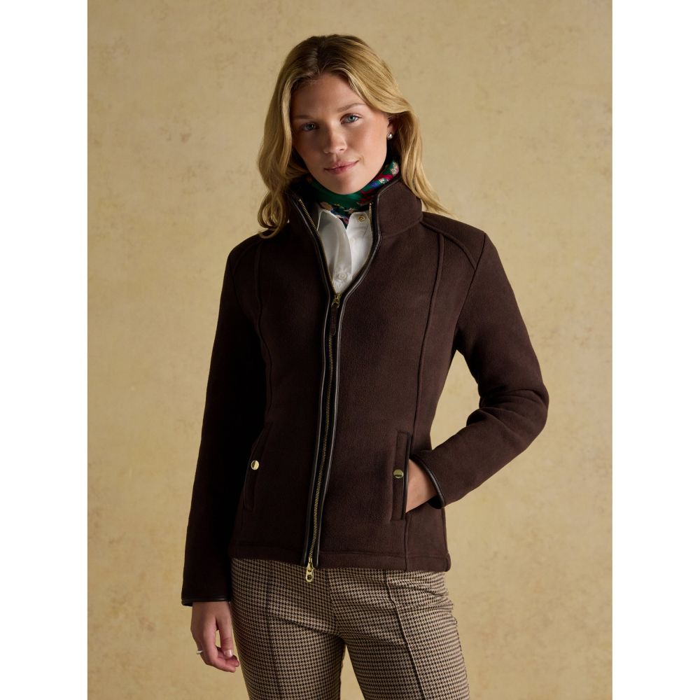 Heritage Navy Regular Zip Through Fleece