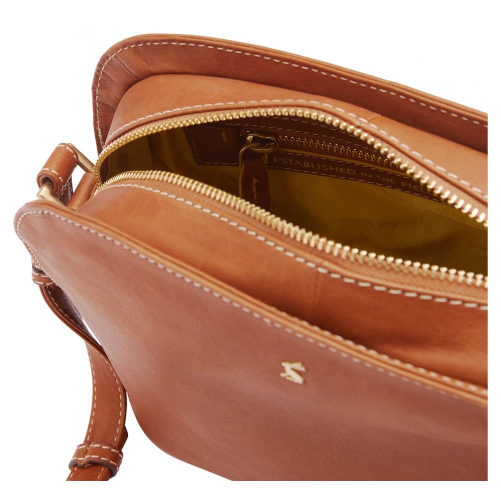 Joules Langton Dome Leather Cross Body Bag Country Edit