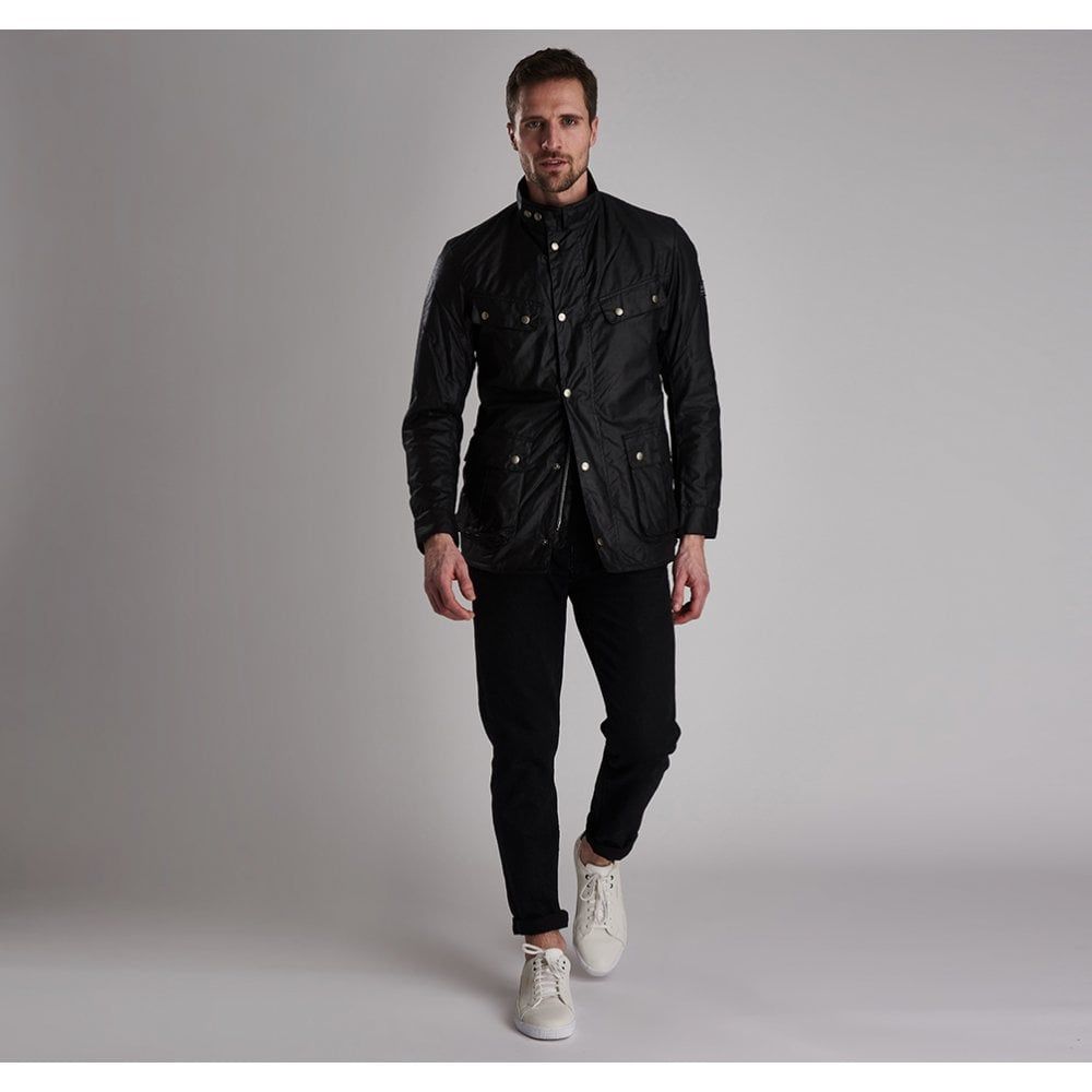 Barbour international deals duke waxed jacket
