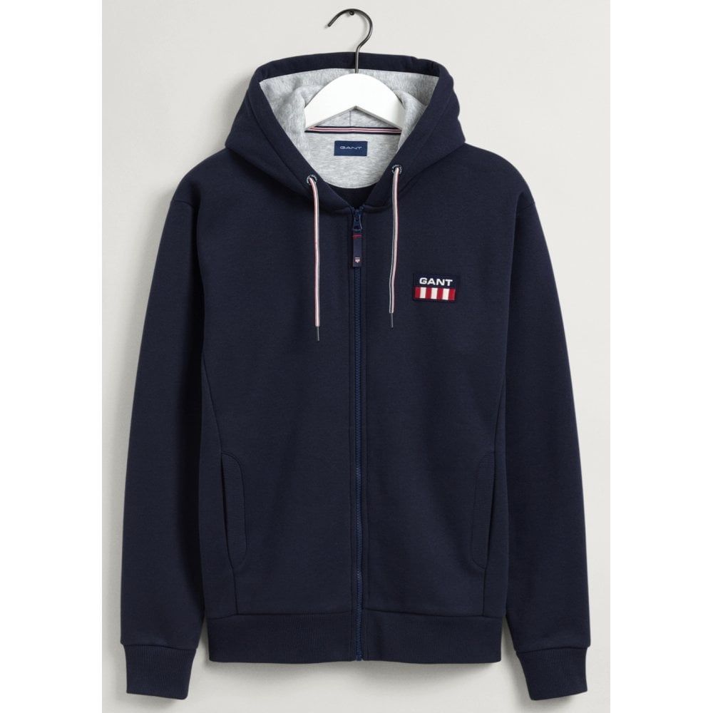 Retro Logo Full Zip Hoodie