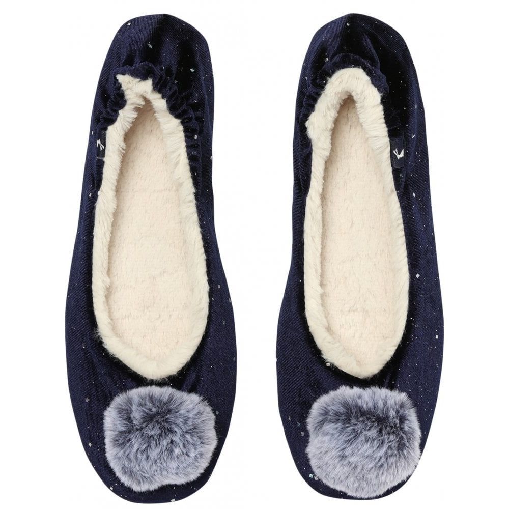 Pombury Ballet Slipper With Pom