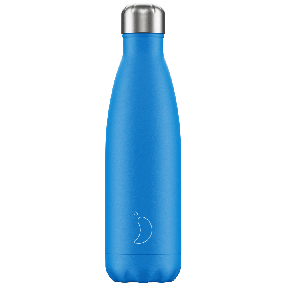 Chillys Neon 500ml Blue Bottle B500NEBLU