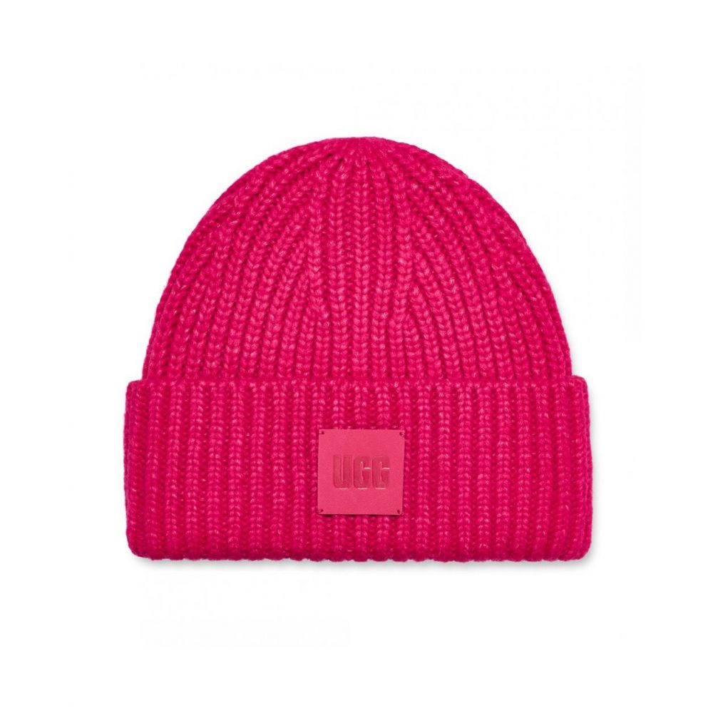 Chunky Rib-Knit Beanie Hat