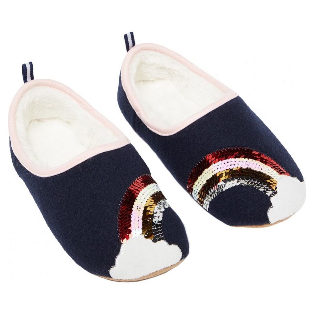 Slippet Felt Mule Applique Slipper
