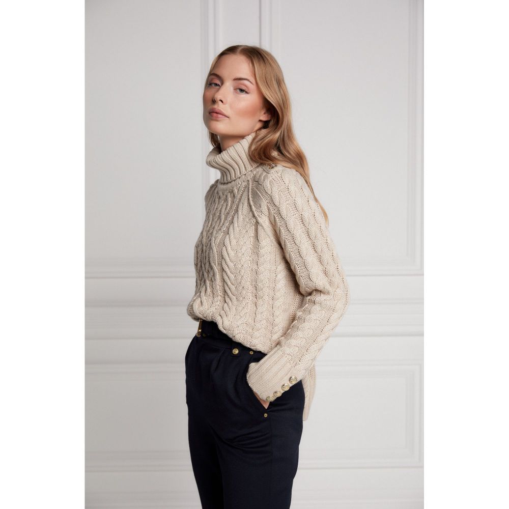 Greenwich Cable Knit - Oatmeal