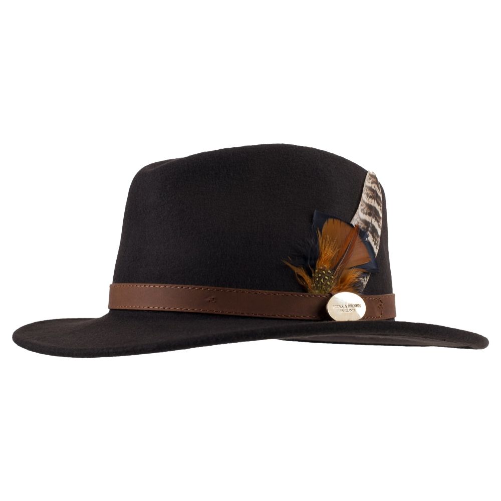 The Suffolk Burnt Orange Hen Fedora