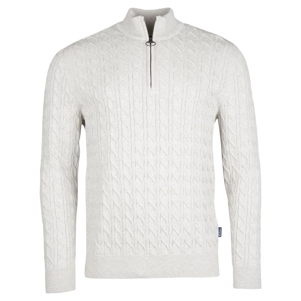 Barbour Cable Knit Half Zip Jumper | Country Edit