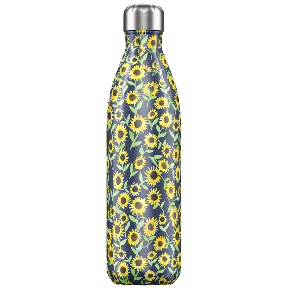 Floral 750ml Sunflower Bottle