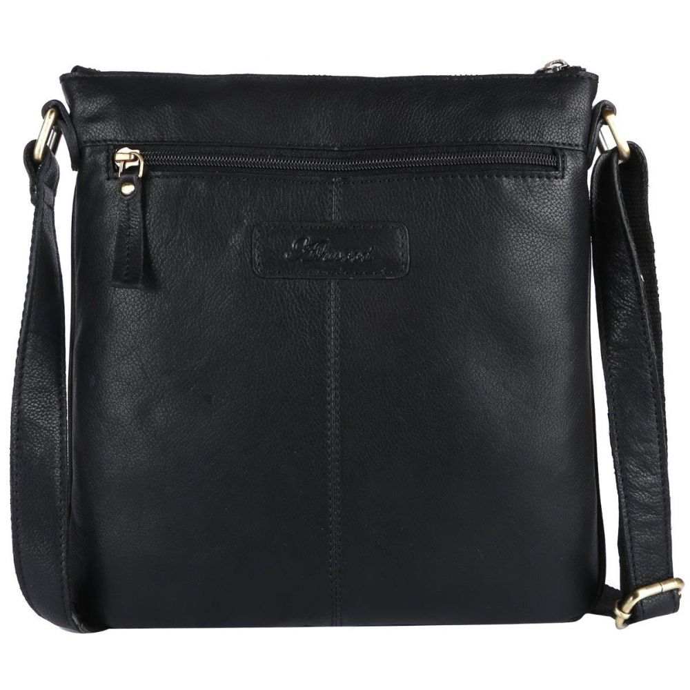 Ashwood Cross Body Leather Handbag Black Country Edit