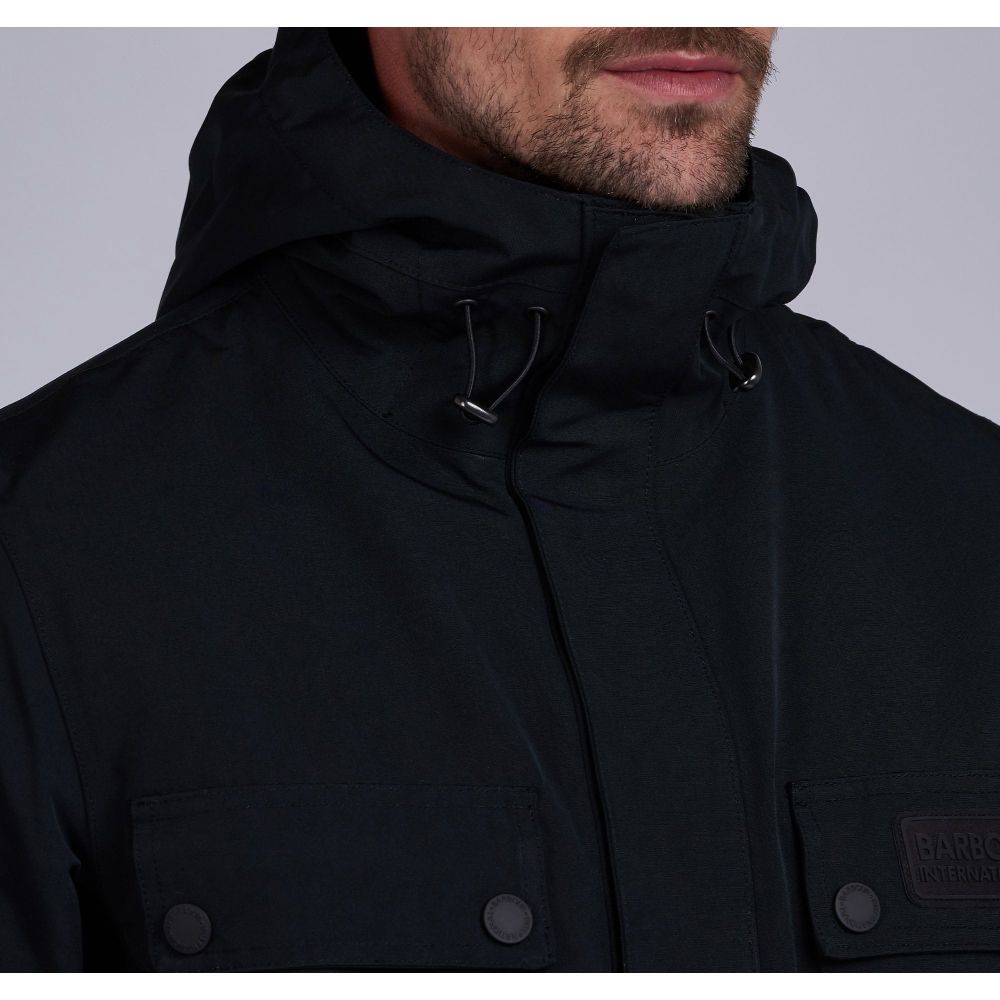 Barbour endo hot sale jacket black