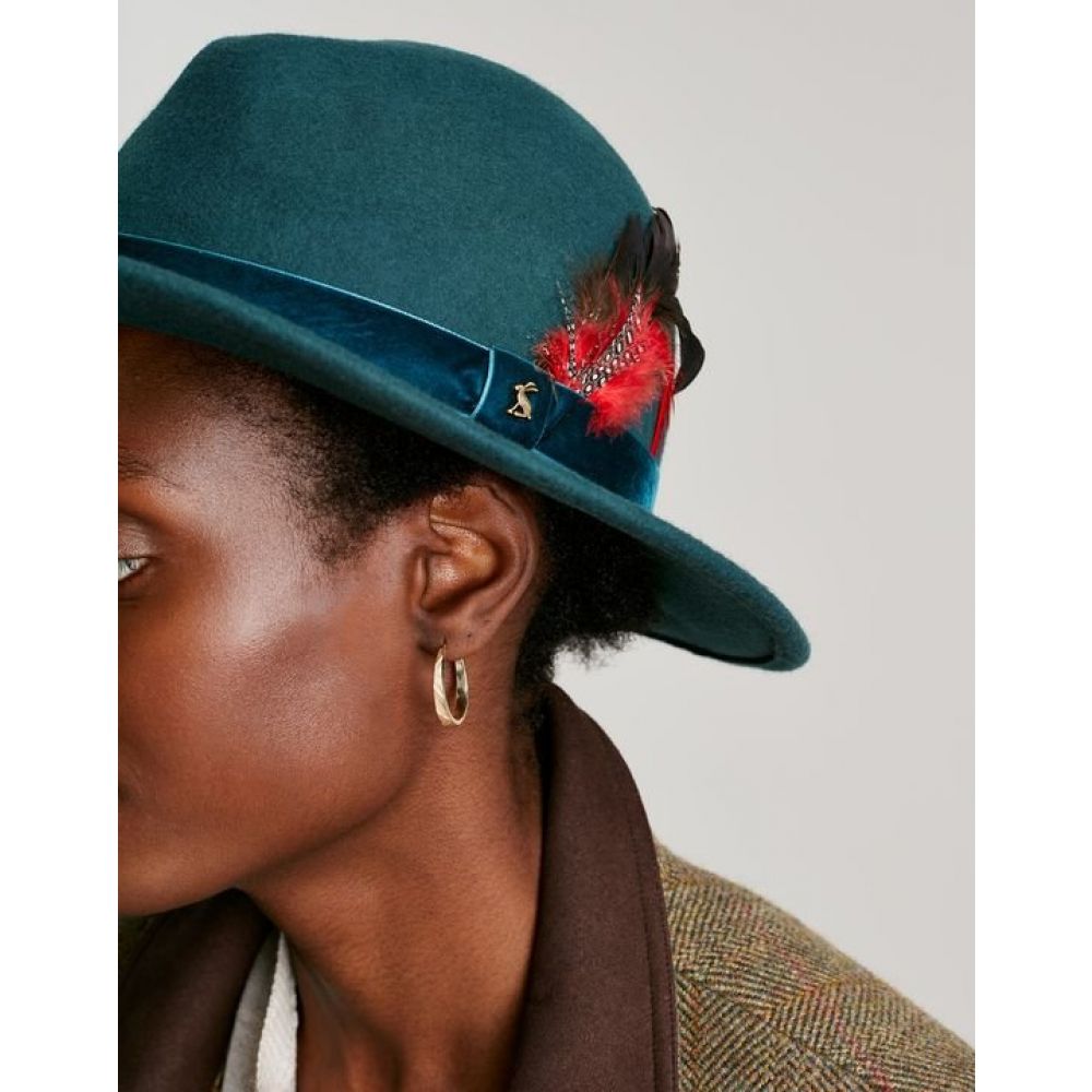 Joules fedora felt sales hat