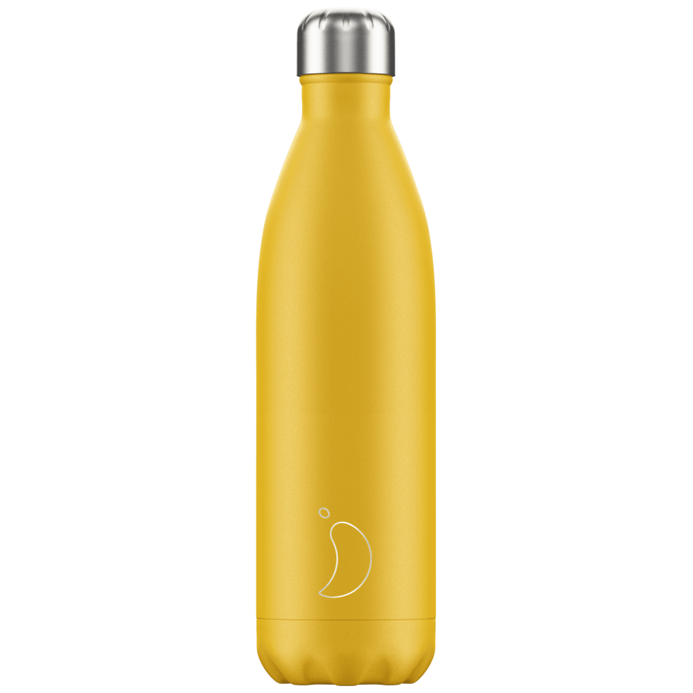 Matte 750ml Burnt Yellow Bottle