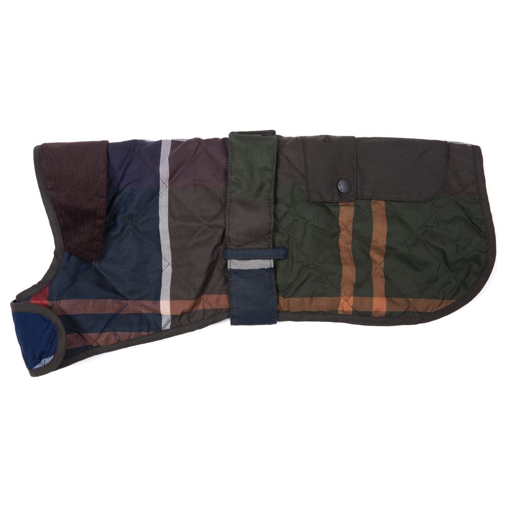 Quilted Tartan Dog Coat