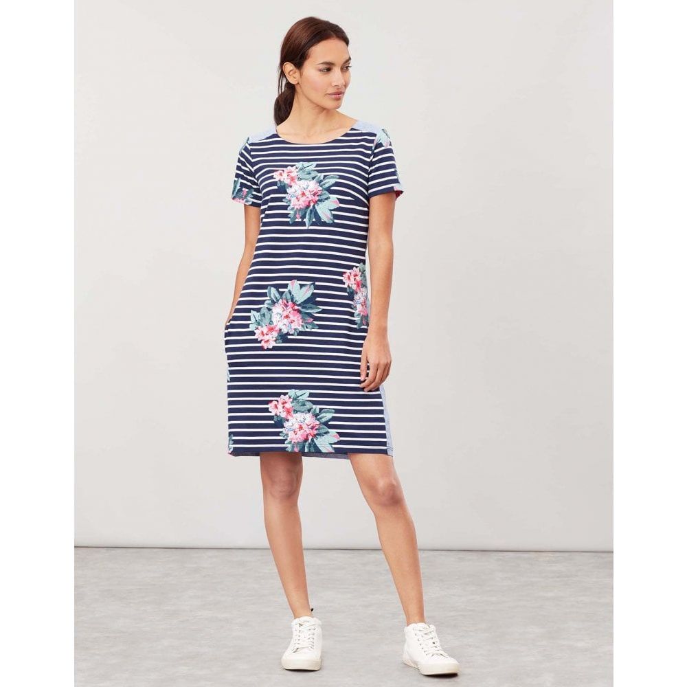 Imelda Jersey Woven Mix Dress