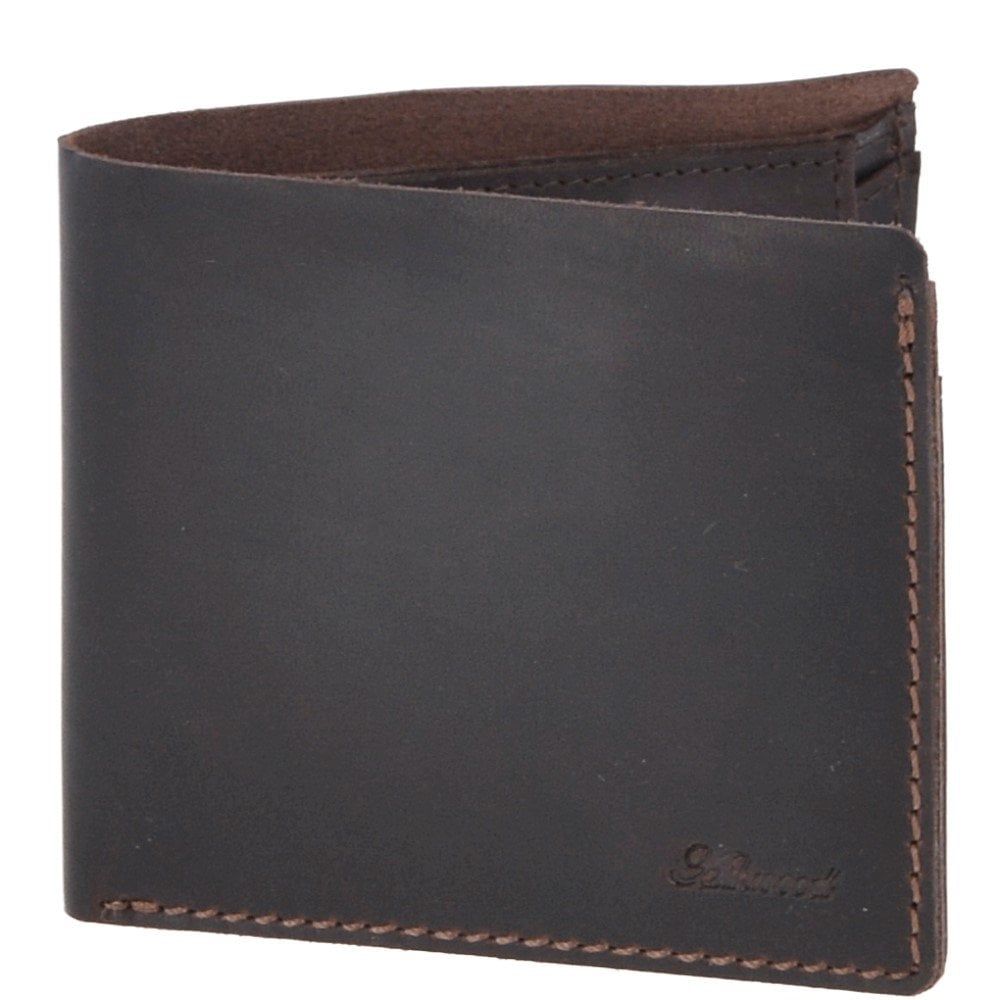 RFid Classic 3 Card Mens Leather Wallet- Brown