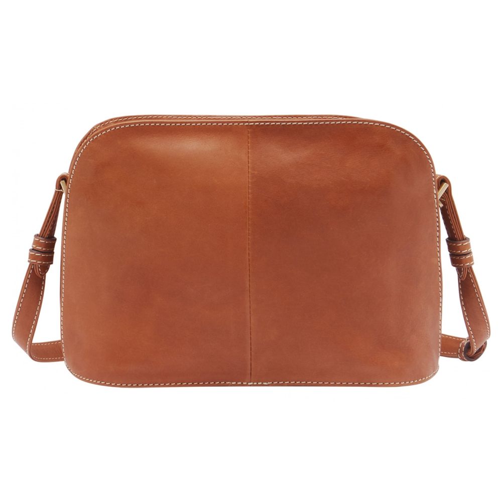 Joules Langton Dome Leather Cross Body Bag Country Edit